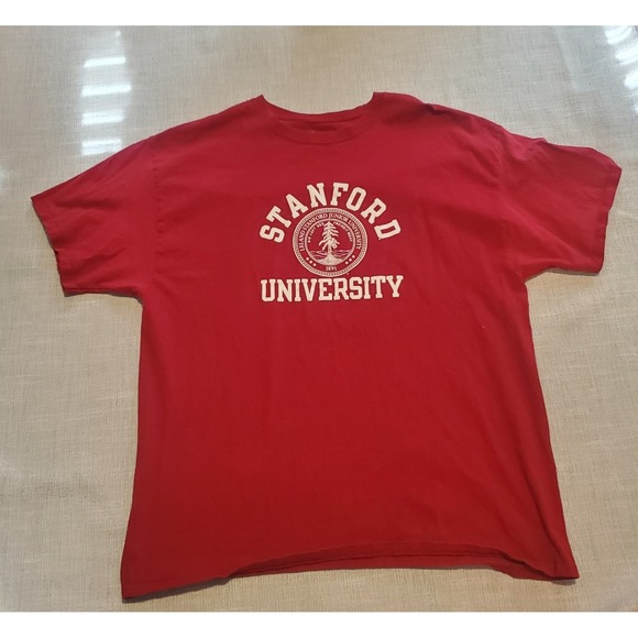 Russell Athletic Other - Men's Large Russell Red Stanford University Emblem Collegiate T Shirt